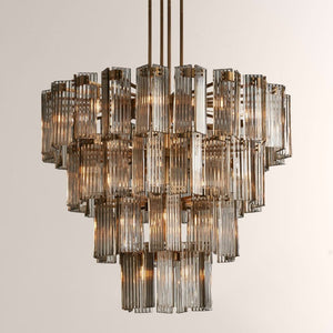 Delsie Round Glass Chandelier