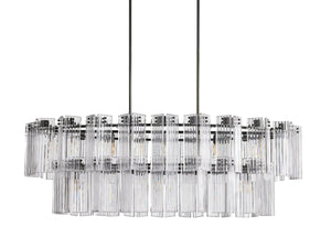 Delsie Oval Glass Chandelier 51''63''72''