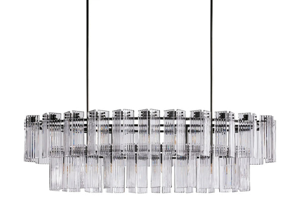 Delsie Oval Glass Chandelier 51''63''72''