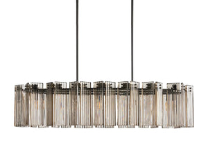 Delsie Oval Glass Chandelier 51''63''72''