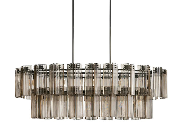 Delsie Oval Glass Chandelier 51''63''72''