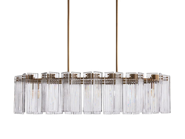 Delsie Oval Glass Chandelier 51''63''72''