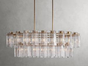 Delsie Oval Glass Chandelier 51''63''72''