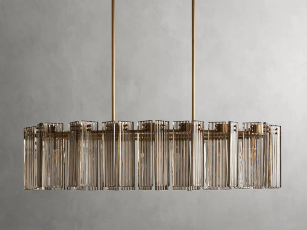 Delsie Oval Glass Chandelier 51''63''72''