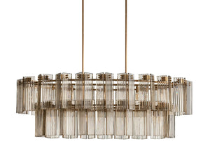 Delsie Oval Glass Chandelier 51''63''72''