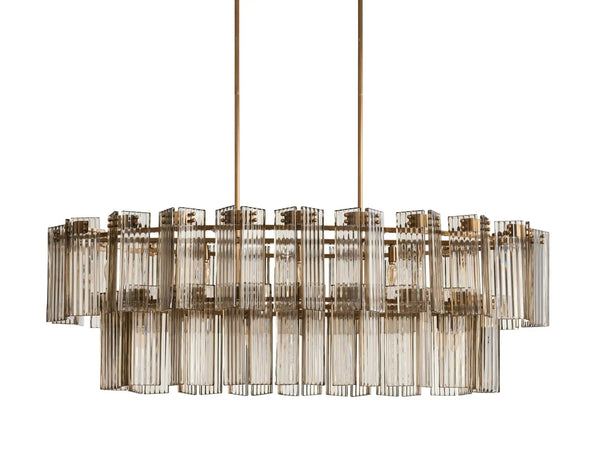 Delsie Oval Glass Chandelier 51''63''72''