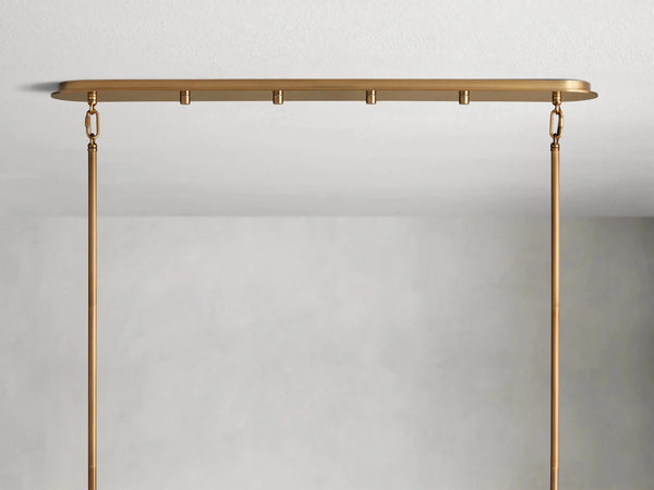 Delsie Oval Glass Chandelier 51''63''72''