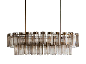 Delsie Oval Glass Chandelier 51''63''72''