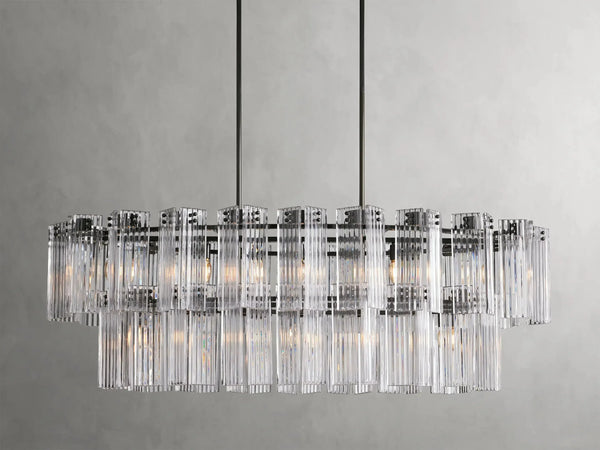 Delsie Oval Glass Chandelier 51''63''72''