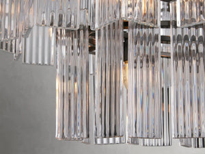 Delsie Oval Glass Chandelier 51''63''72''