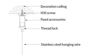 Feather Handblown Glass Chandelier