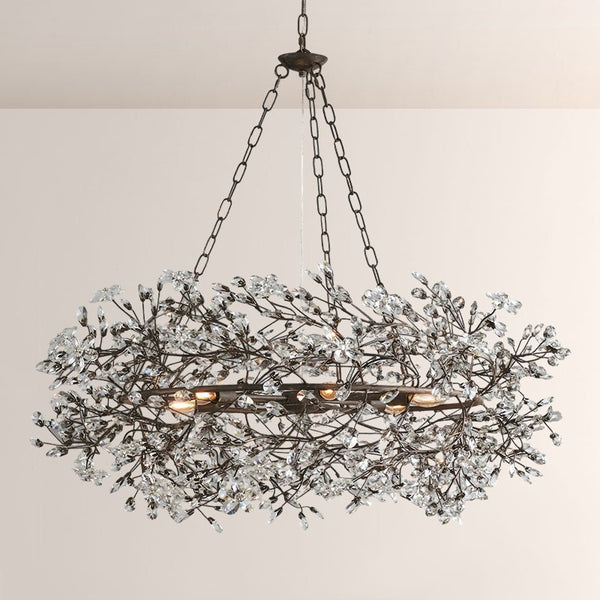 Fiore Crown Crystal Chandelier