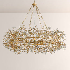Fiore Crown Crystal Chandelier