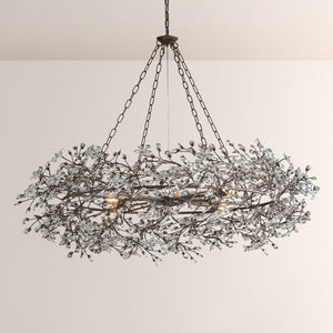 Fiore Crown Crystal Chandelier