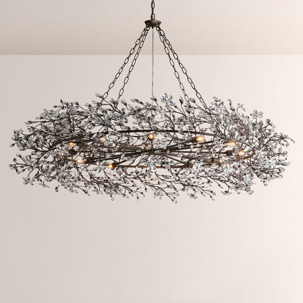 Fiore Crown Crystal Chandelier
