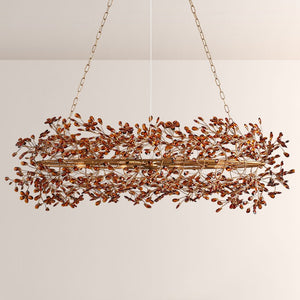 Fiore Oval Crystal Chandelier