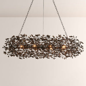 Fiore Oval Crystal Chandelier