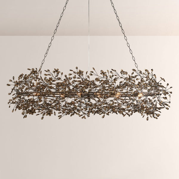 Fiore Oval Crystal Chandelier