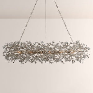 Fiore Oval Crystal Chandelier