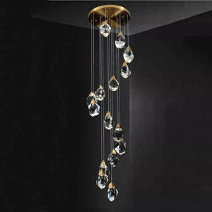 Flash Crystal Staircase Chandelier