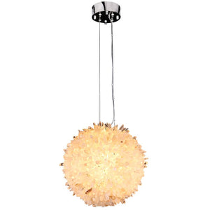 Besy Crystal Cluster Ball Pendant Light