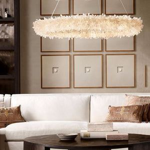 Besy Crystal Halo Chandelier