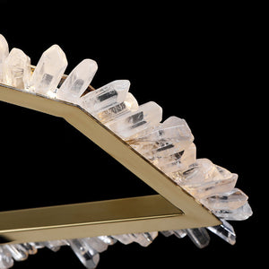 Besy Irregular Modern Living Room Rock Crystal Chandelier