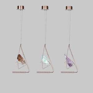 Besy Modern Rock Crystal Island Pendant, Bar Pendant