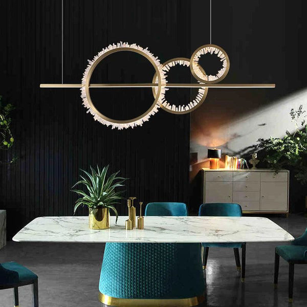 Besy Rock Crystal Gear Chandelier