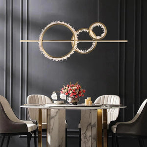 Besy Rock Crystal Gear Chandelier