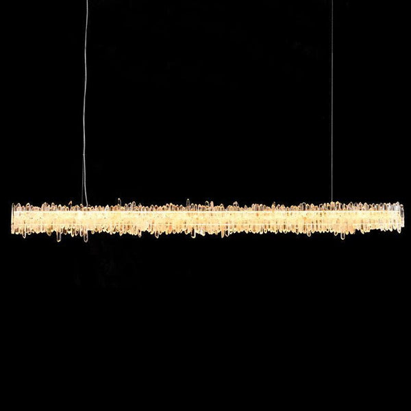 Besy Rock Crystal Linear Chandelier