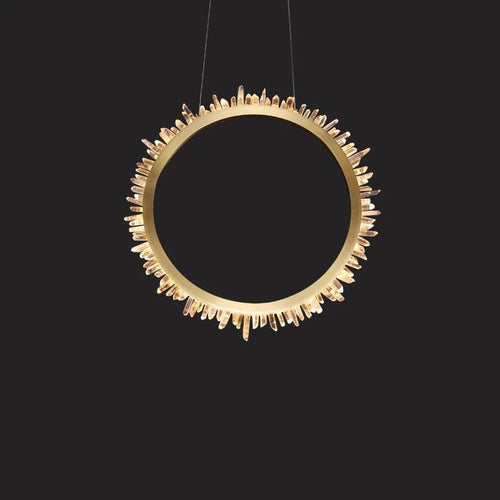 Besy Rock Crystal Ring Chandelier
