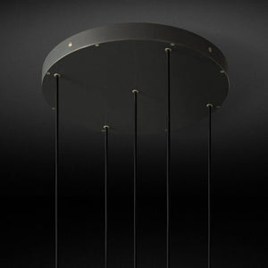 Glass Globe Mobile Cluster  Bed Room Chandelier 28"