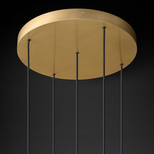 Glass Globe Mobile Cluster  Bed Room Chandelier 28"