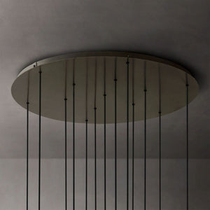 Glass Globe Mobile Cluster  Living Room Chandelier 44"