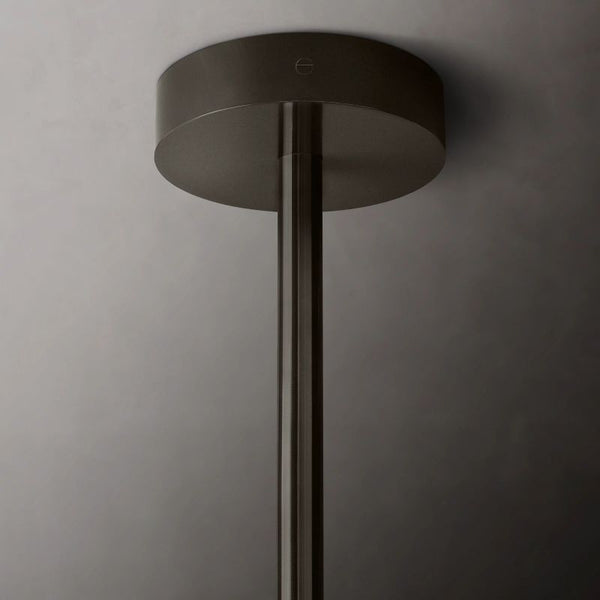 Glass Globe Mobile Six-arm  Living Room Chandelier 40"