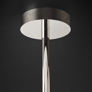 Glass Globe Mobile Six-arm  Living Room Chandelier 55"