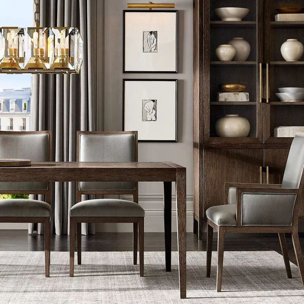 Harlou Crystal Rectangular Dining Room Chandelier 74"