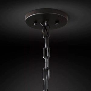 Harlou Crystal Round Living Room Chandelier 43"