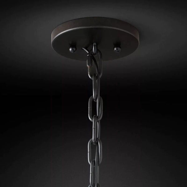 Harlou Crystal Round  Dining Room Chandelier 31"