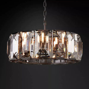 Harlou Crystal Round  Dining Room Chandelier 31"