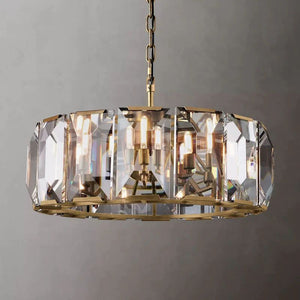 Harlou Crystal Round  Dining Room Chandelier 31"