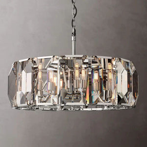 Harlou Crystal Round  Dining Room Chandelier 31"