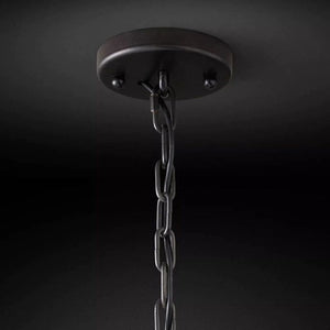 Harlou Crystal Round Living Room Chandelier 19"