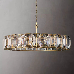 Harlou Crystal Round Living Room Chandelier 60"