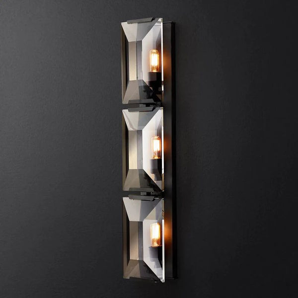 Harlou Crystal Triple Wall Sconce