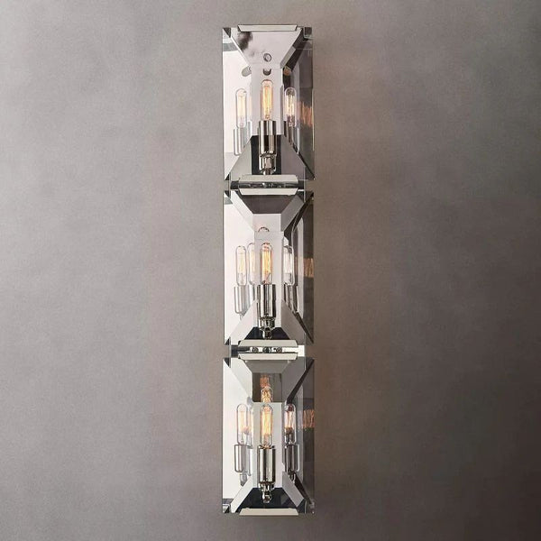Harlou Crystal Triple Wall Sconce