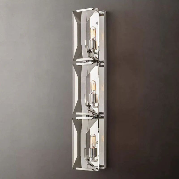Harlou Crystal Triple Wall Sconce