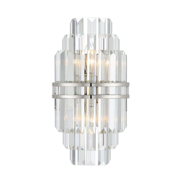 Hayes Crystal 2 Light Wall Sconce