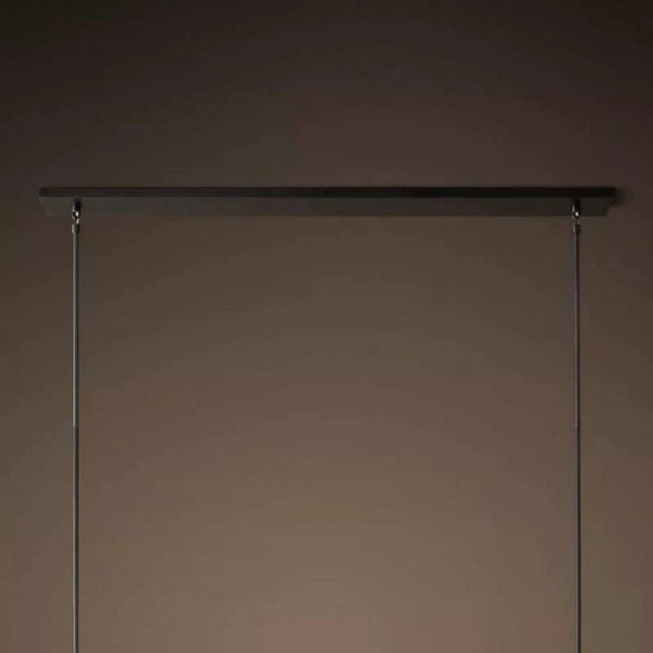 Kristina Glass Linear  Dining Room Chandelier 48"